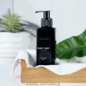 liquid black soap peppermint edel naturals